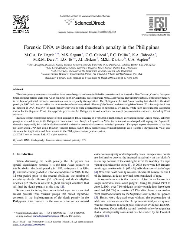Phd research topics in forensic science picture