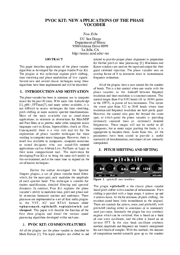 max msp vocoder max msp vocoder