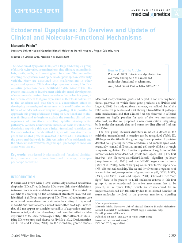 Ectodermal dysplasia essay 08 picture