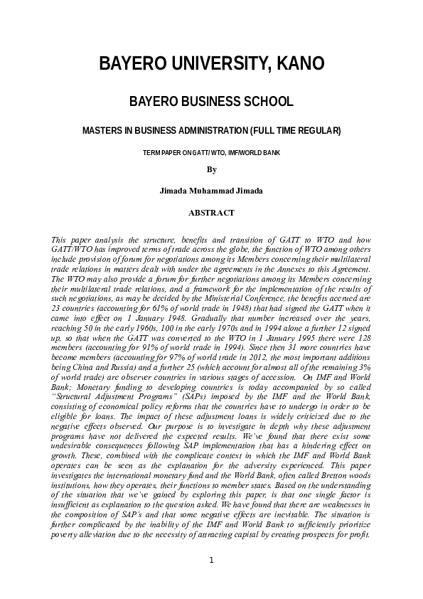 Wto term paper picture