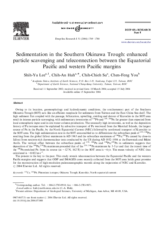Essay okinawa trough picture