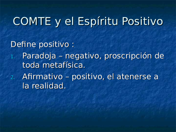 Comte Discurso Sobre El Espiritu Positivo Pdf www.academia.edu