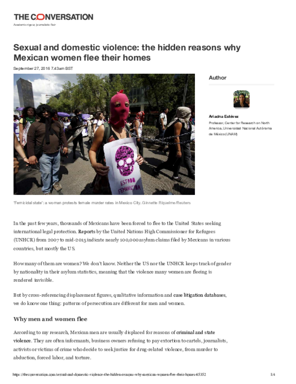 Hidden violence essay picture