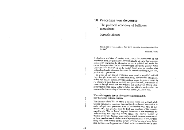 Political metaphors essay image