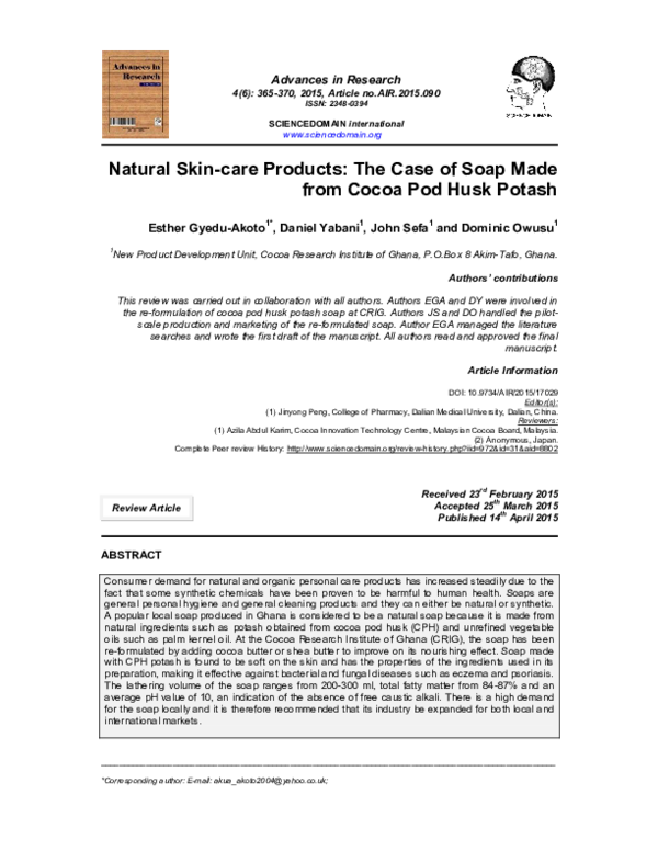 Herbal soap formulation pdf image