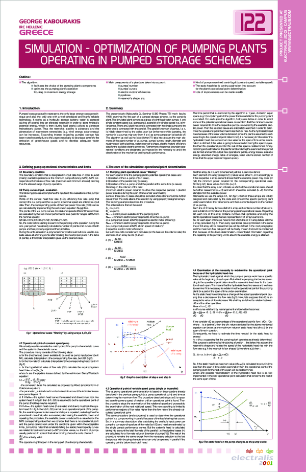 Simulation - optimization of pumping plants in pumped storage schemes ...