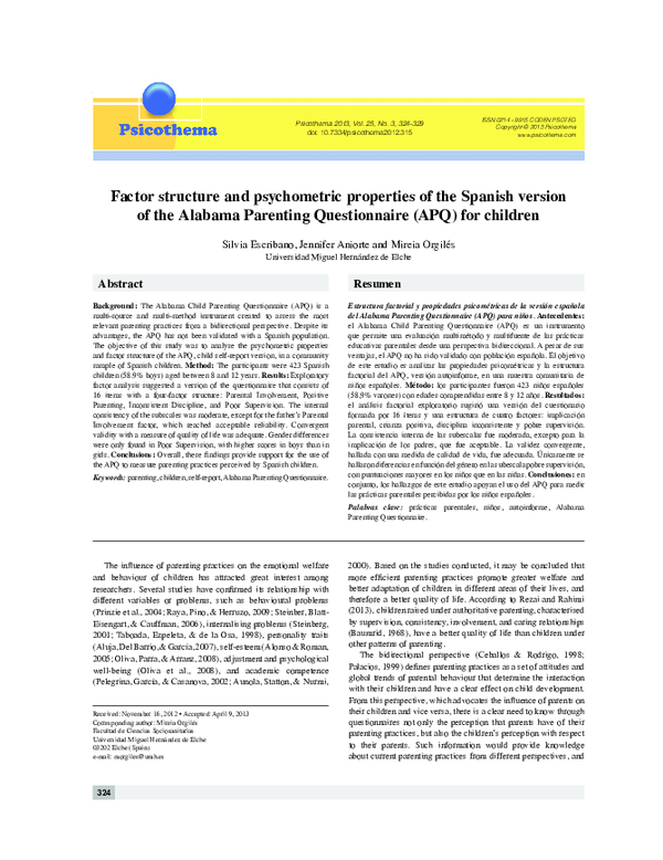 (PDF) Factor structure and psychometric properties of the Connor ...