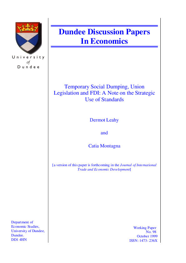 Social dumping essay picture