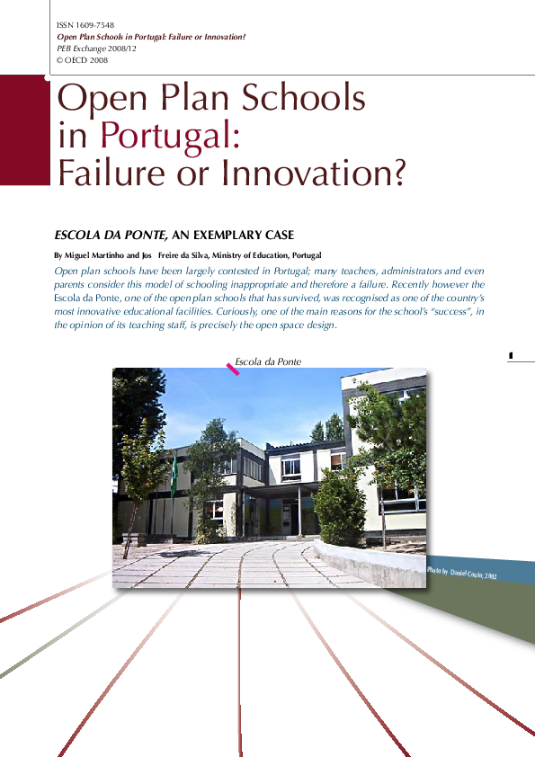 (PDF) Open Plan Schools in Portugal: Failure or Innovation? EScOla da ...