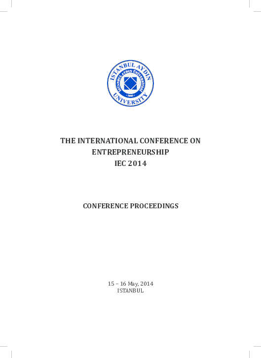 (PDF) THE INTERNATIONAL CONFERENCE ON ENTREPRENEURSHIP IEC 2014