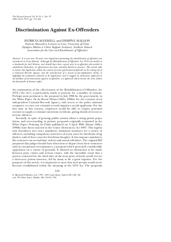 Re offenders essay 07 picture