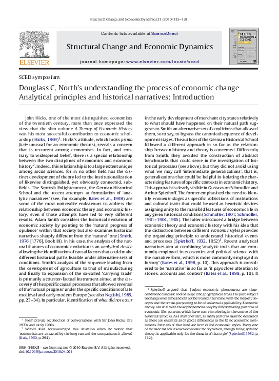 Understanding The Process Of Economic Change
