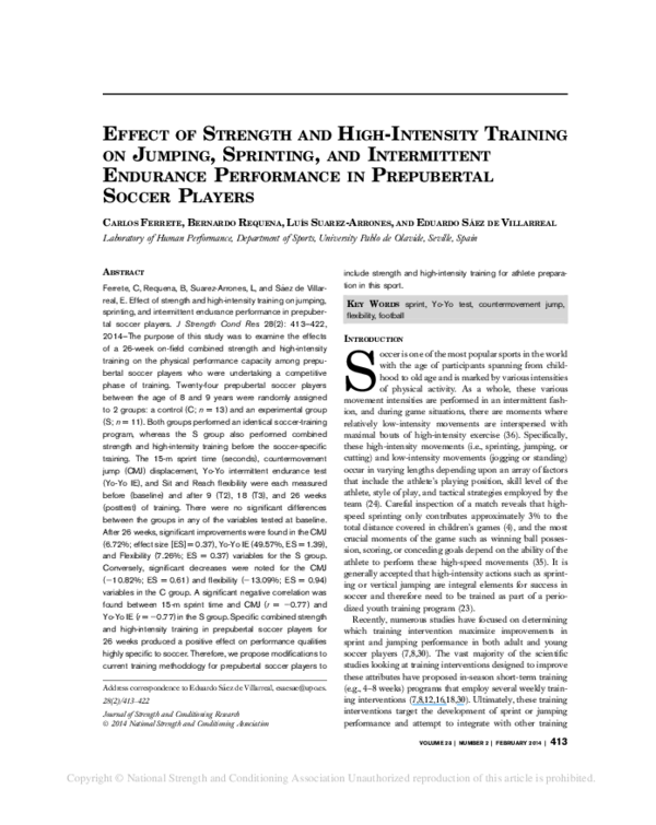 Soccer Strength And Conditioning Workouts Pdf EOUA Blog