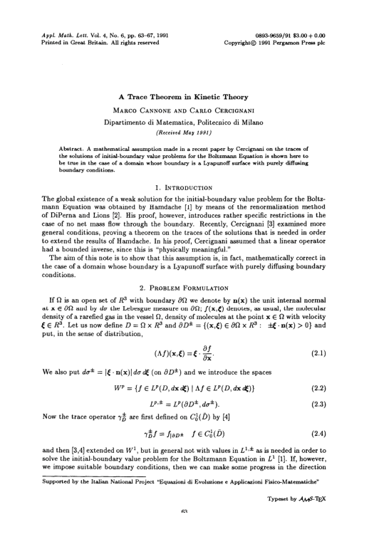 Trace Theorem