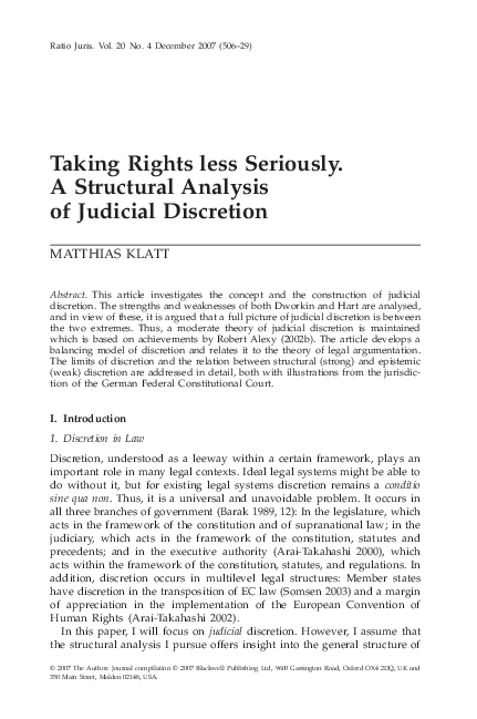 Judicial discretion essay picture