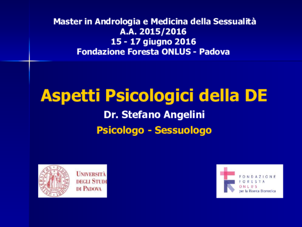 prof foresta padova ed erezione difficoltosate