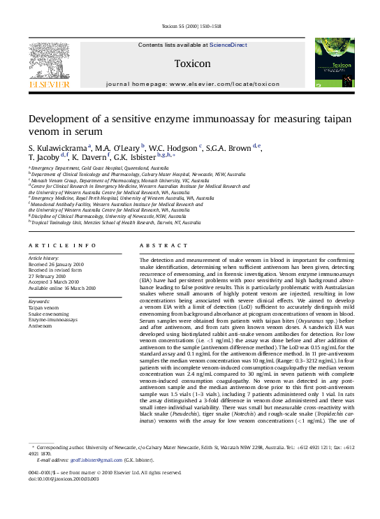 (PDF) Development of a sensitive enzyme immunoassay for LH ...