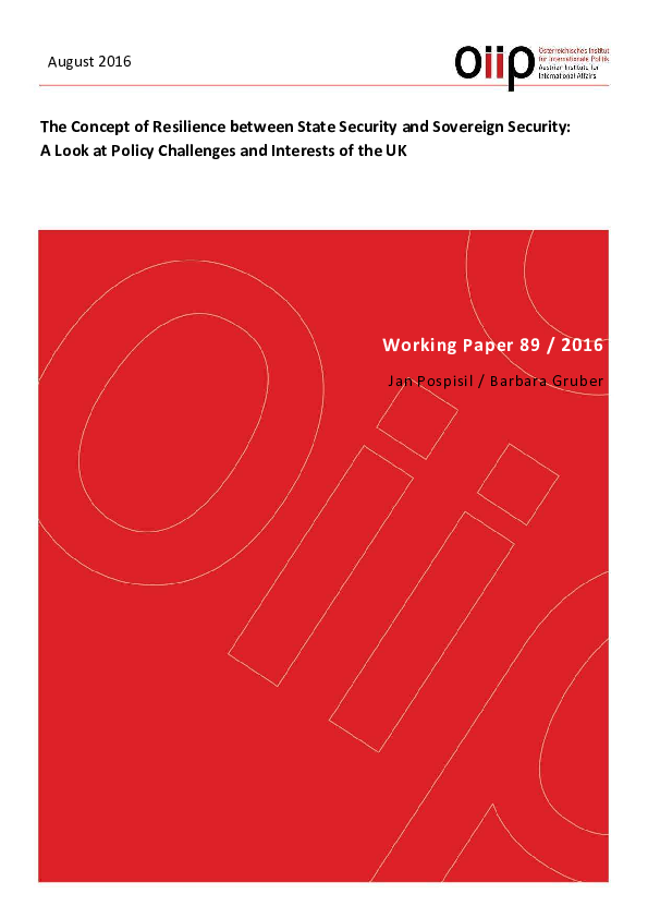 (PDF) Resilience and the transformation of sovereign security: a look ...