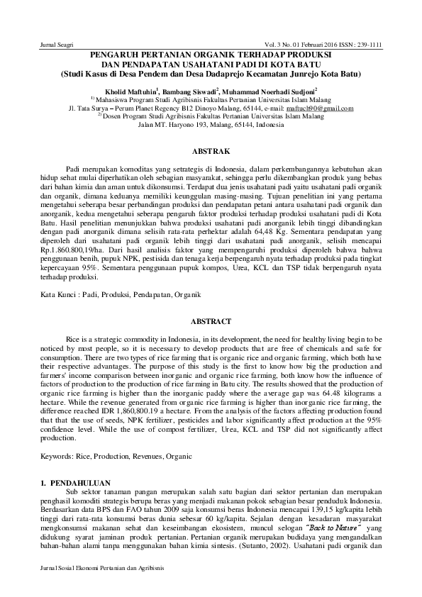 Pemasaran produk pertanian organik image