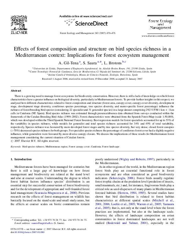 Forest ecosystem examples image