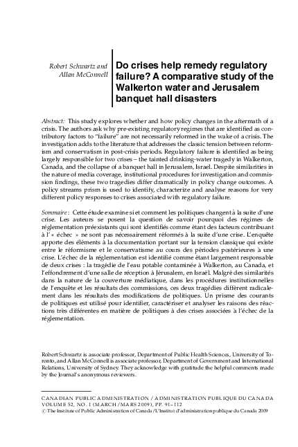 Walkerton crisis essay image