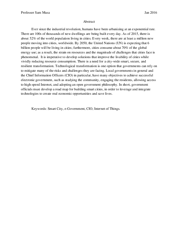 Pdf Smart City Roadmap