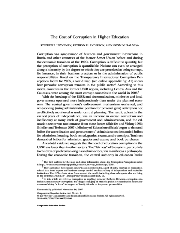 Corruption in american schools image