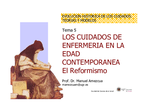 Cuidados De Enfermeria En La Edad Contemporanea