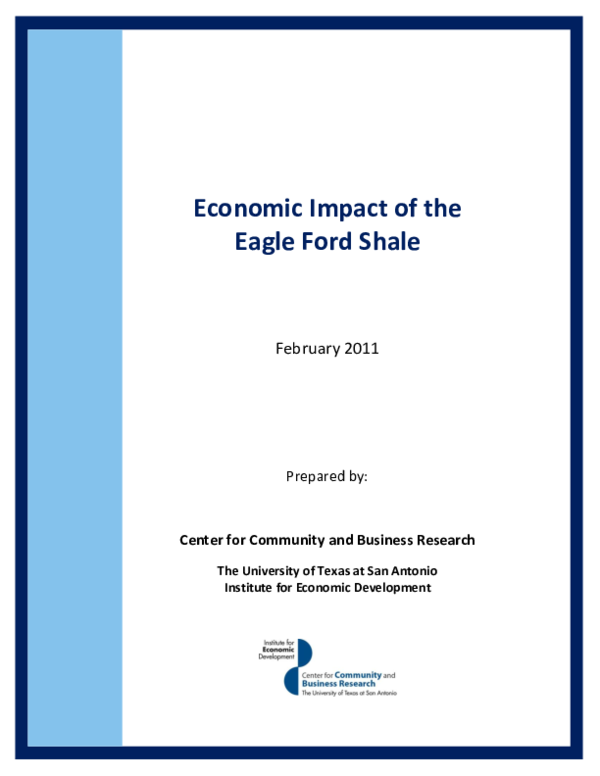 (PDF) Economic Impact of the Eagle Ford Shale