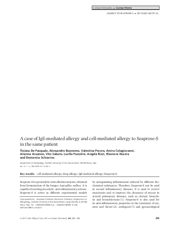 (PDF) A case of IgE-mediated allergy and cell-mediated allergy to ...