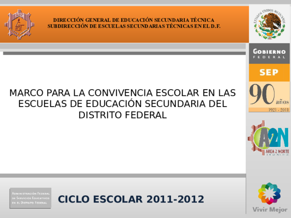 (PPT) Marco para la convivencia Escolar