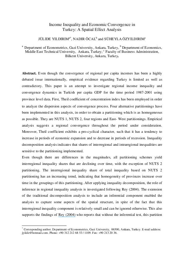 Economic convergence theory picture