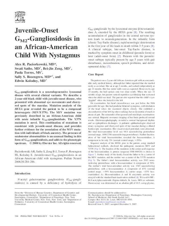 Gangliosidoses essay 06 image