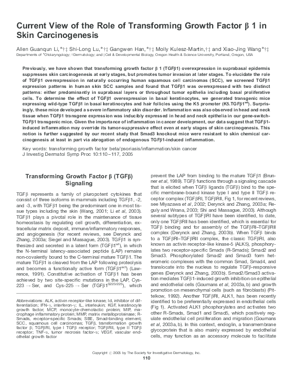 PDF Current View Of The Role Of Transforming Growth Factor Beta 1 In pdf-current-view-of-the-role-of-transforming-growth-factor-beta-1-in