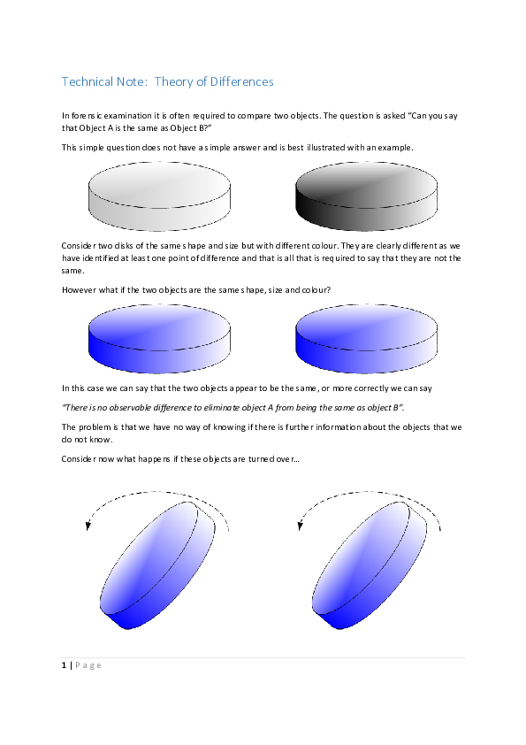 Technical Note Differences