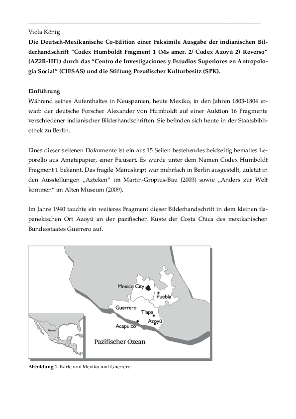 (PDF) A GermanMexican cooperation project The facsimile edition of
