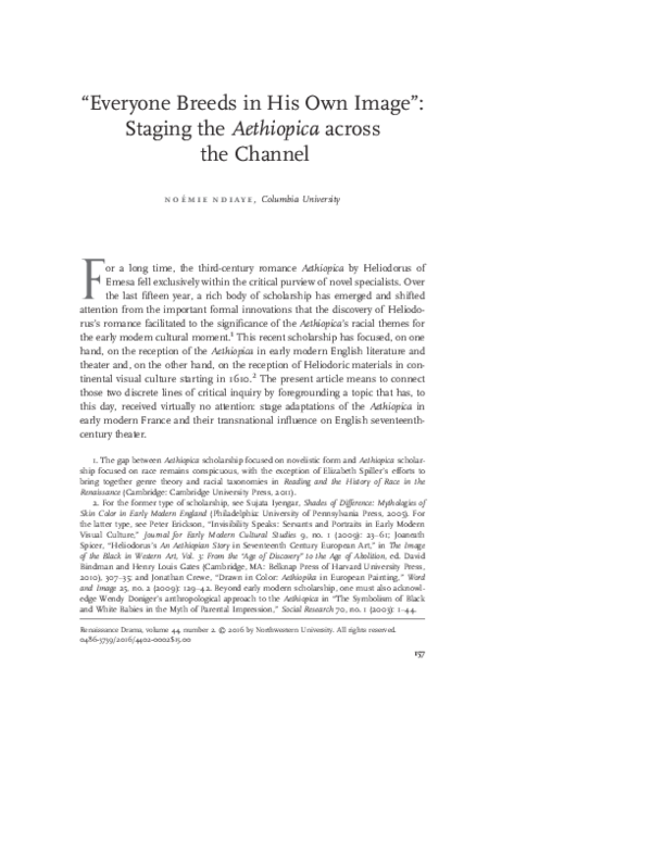 Heliodorus criticism essay image