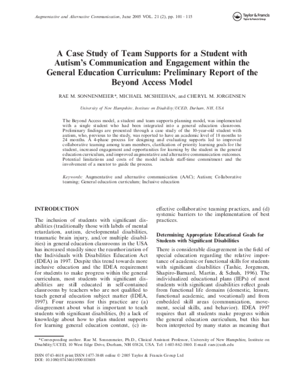 Case study on autism pdf image