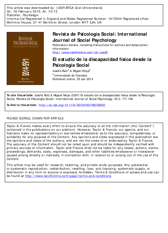 la discapacidad fisica pdf