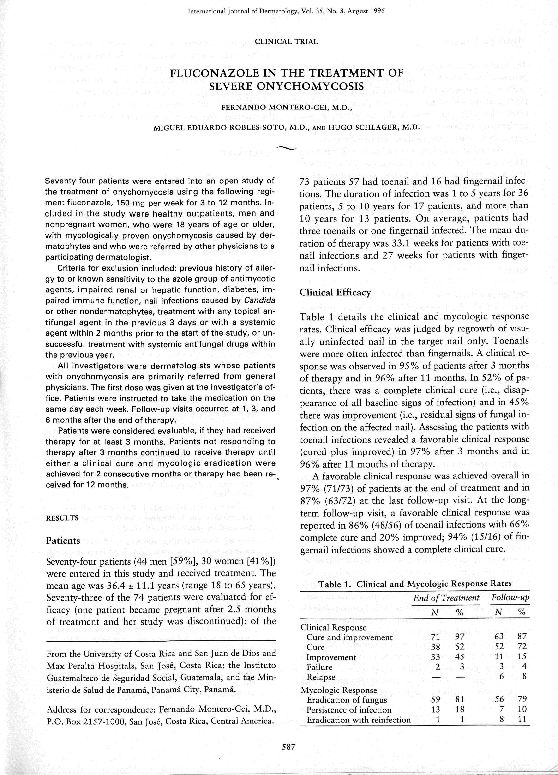 Onychomycosis essay image