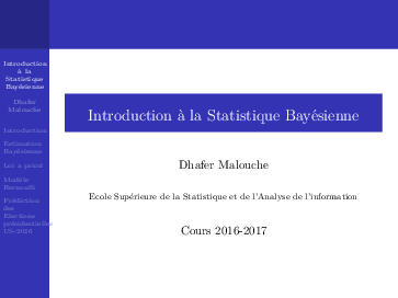 (PDF) Introduction à la Statistique Bayésienne