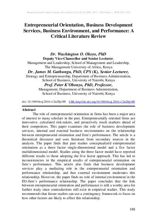 Literature review summary example image