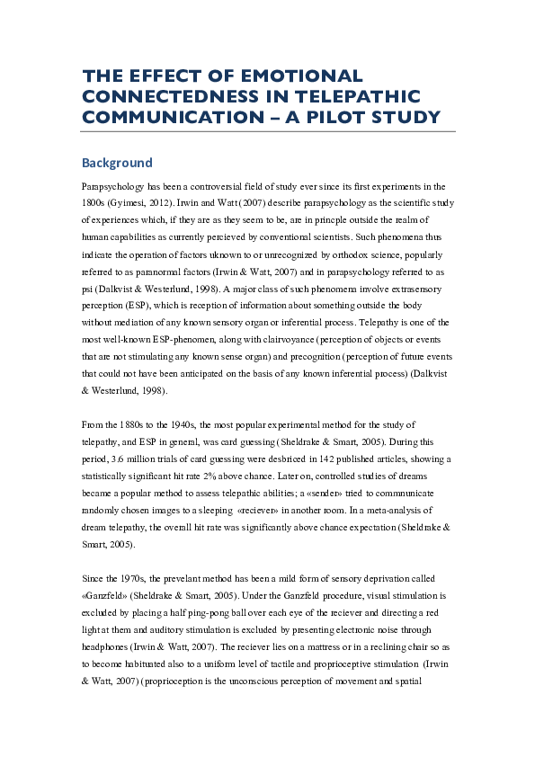 Telepathic thoughts picture