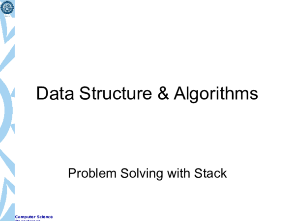 (PPT) Data Structure and Algorithms.PPT image.