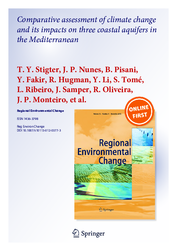 (PDF) Comparative assessment of climate change impacts on coastal ...