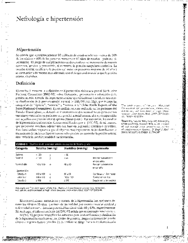 Lectura de la presión arterial 150/95