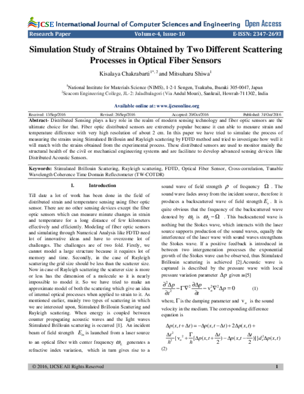 (PDF) Simulation Study of Strains Obtained by Two Different Scattering ...
