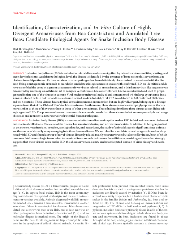 (PDF) Identification, characterization, and in vitro culture of highly