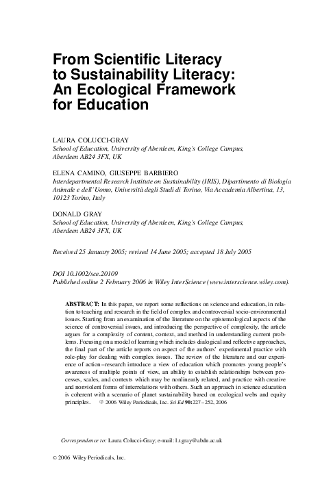 As a student how can you be eco literate picture