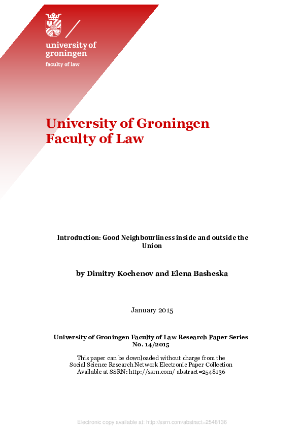 Relationship with neighbours essay image